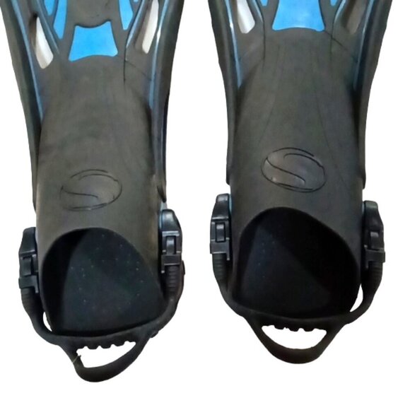 SHERWOOD SCUBA Elite Open Heel Scuba Fin Size S (7 - 8) New No Tags - Picture 5 of 7